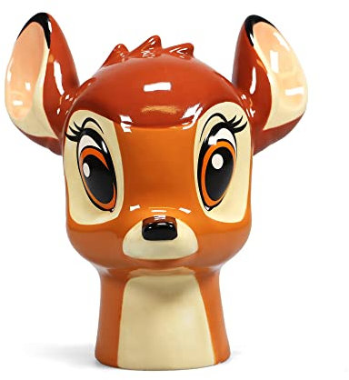 Half Moon Bay Blumentopf für den Tisch - Disney Bambi Pflanztopf - Disney Fanartikel - Harry Potter Merchandise - Offizielle Lizenz