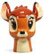Half Moon Bay Blumentopf für den Tisch - Disney Bambi Pflanztopf - Disney Fanartikel - Harry Potter Merchandise - Offizielle Lizenz