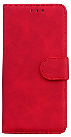 TIANCI Hülle für Nokia 6.2/7.2, Ordentlich und Einfaches Hautfreundliches PU-Leder Hülle, Brieftasche Schutzhülle, Flip Stoßfeste Handyhülle für Nokia 6.2/7.2 Hülle-Rot