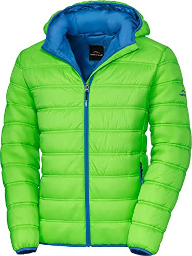NORDCAP Herren Steppjacke, leichte Übergangsjacke, Outdoorjacke mit Kapuze, ideal für den Frühling, Marine, L
