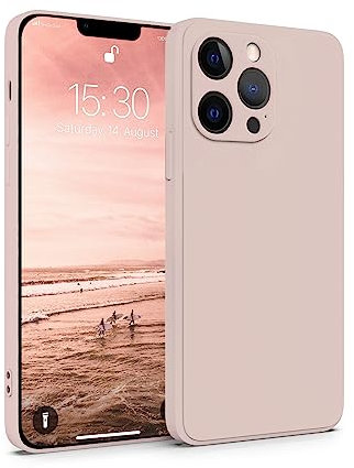 MyGadget Cover per iPhone 13 Pro Max - Custodia Protettiva in Silicone Morbido – Case TPU Flessibile - Ultra Protezione Antiurto & Antiscivolo Rosa
