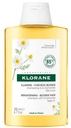 KLORANE Brightening Shampoo with Camomile for Blonde Hair, 200ml