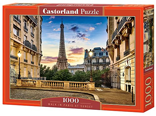 Puzzle 1000 pièces : Promenade Dans Paris au Coucher du Soleil