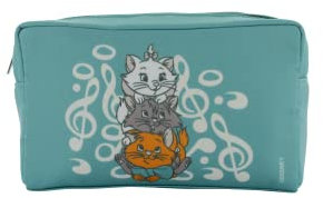 DISNEY Animals - Trousse de Toilette Voyage Les ARISTOCHATS - Marie, Berlioz, Toulouse - Trousse Enfant - Bleu