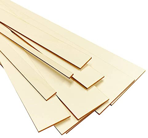 3mm Sperrholzleisten - Leisten - 100cm lang - Breite 1-10cm wählbar, Pack mit:500 Stück, Breite:9cm breit
