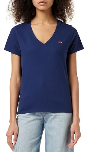 Levi's Damen Perfect V-Neck T-Shirt,Naval Academy,XXS