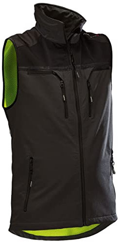 Pfanner® atmungsaktive und elastische KlimaAIR® Weste mit guter Sichtbarkeit, Farbe:schwarz, Größe:XS