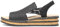 Rieker Femme 62941 Sandale, Schwarz, 39 EU