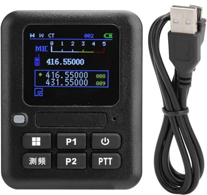 ZEZEFUFU Mini Radio Frequency Counter Meter Walkie Talkies Frequency Meter Mini Decoder Tool