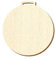 Holz Medaille rund - Deko Basteln 3-20cm, Durchmesser:Ø 7cm, Pack mit:10 Stück