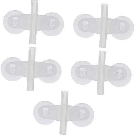 Yardwe 5St Aquarium Glas Clip Aquarienversorgung Saugnapf für Aquarien unterlegscheiben Aquarientrenngitter Saugnapf Aquarium-Isolationsnetz-Sauger Wassertank Teiler Heizung