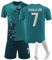 C7 Fußball trikot, Hause/Auswärts Fußball Trikot Shorts Socken für Kinder/Erwachsener, Nr.7 Fussball Jersey Trainingsanzug Jungen Herren