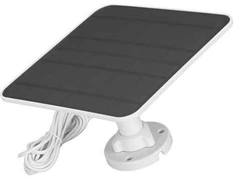 Chargeur de Panneau Solaire, Magnétique étanche IP65 12 W pour Pro 3 Pro 4 Ultra 2 pour Go2, avec Support Réglable pour Caméra de sécurité (White)