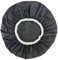 Rordigo 1Pcs Household Waterproof Shower Cap, Swimming Cap, Hotel Elastic Shower Cap Hair Set (Black)