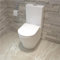 MYB Bathroom Rimless Close Coupled Toilet Pan Cistern Soft Close Seat (PP) WC