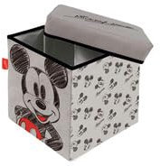 ARDITEX Faltbarer Sitz, Stoff, 30 x 30 x 30 cm, Mickey