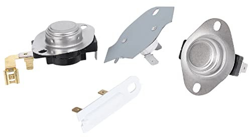 Asyduey Kit de Reemplazo de Secadora 3387134 Termostato de LíMite Alto 3392519 Fusible TéRmico de 3977393 Interruptor de Corte TéRmico 3977767 Termostato de para Secadoras de Ropa
