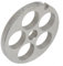Accessorio per tritacarne n. 5, disco in acciaio inox, compatibile con Bosch e per attrezzature Bauknecht (16 mm)