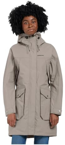 Didriksons Thelma Damen Parka 10, Größe:42, Farbe:ash brown