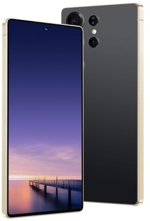 Aidekunlin Entsperren Sie Telefon, 6,56-Zoll-Bildschirm, 2GB RAM+64GB ROM, Front- und Rückfahrkameras, unterstützen Sie 3G Network, 4-Core High-Speed Chip, Android Telefon (Black)