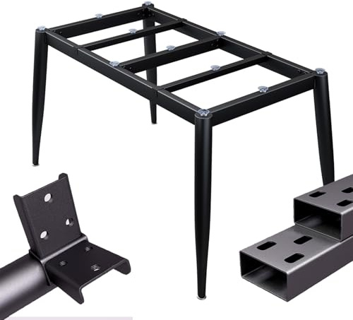 Pieds de table réglables en métal avec ventouses pour maison, cuisine, café, bureau, salon