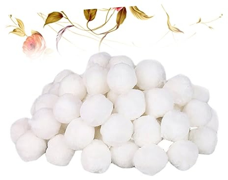 ROMISBABA Balle Filtrante Fine Fibre et Résistante Équipement de Nettoyage Piscine Haute Capacité Absorption pour Filtres Piscine sans Sable