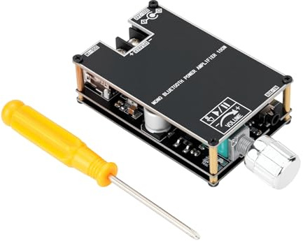ZHITING 100W Bluetooth 5.1 HiFi Verstärker Board,Mini Digitaler TWS Stereo Endverstärker mit TPA3116D2 Chip,BT 5.1/USB/AUX Eingang,DC 7-24V, ZK-1001B Sound Board für Heimkino & Lautsprecher