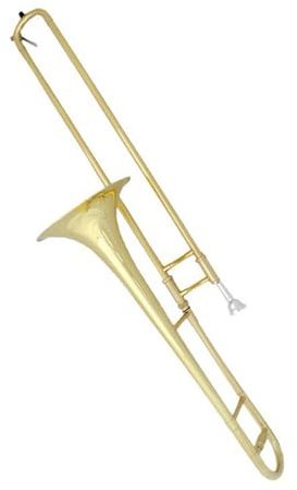 Posaune Alt B Posaune goldlackiertes Musikinstrument