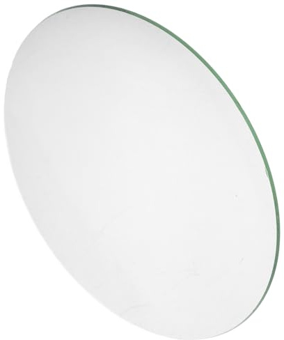DECORNIJIA Replacement Dome Glass for Wall Clock Convex Clock Glass Spare Part for Desk Clear Round Cover for Dust and Moisture Protection Home Office Decor Accessory