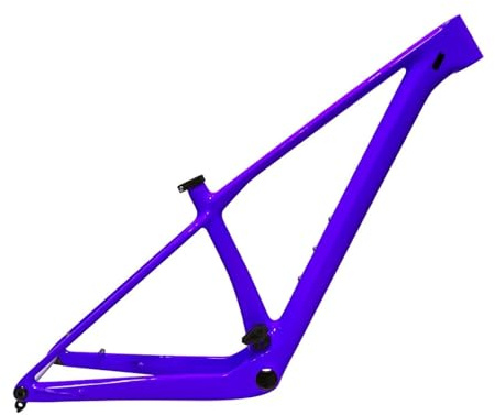 Generisch T1000 Carbon 29er MTB-Rahmen Boost 12 X 148 Mm, Hardtail-Mountainbike-Rahmen Mit Vollständiger Interner Führung Und UDH-Aufhänger(Blue C,XL 148 Gloss)