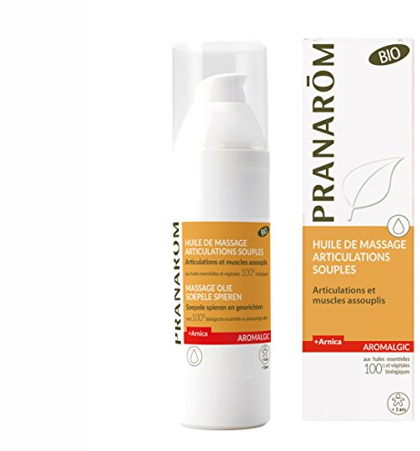 Pranarôm Aromalgic Huile de Massage Articulations Souples Bio Eco