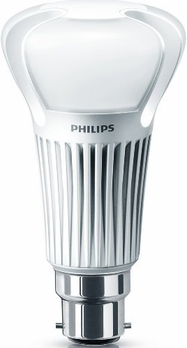 Philips Master LED Bulb, Dimmable, B22 Bayonet Cap, 13 W (75 W Replacement) - Warm White