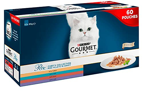 Gourmet Perle Chef's Collection in Gravy, 60 x 85 g, brown