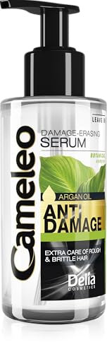 Cameleo - Keratin Serum - für geschädigtes, trockenes, raues, sprödes Haar - Regenerierende Reparaturbehandlung & Pflege mit biomimetischem Keratin & Arganöl - Hitzeschutz - salz- & parabenfrei -150ml