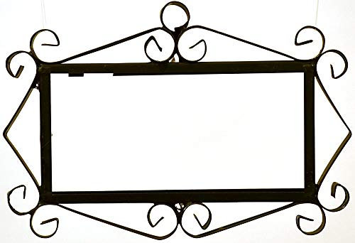 Hausnummern aus Keramik mit Zahlen und Buchstaben, rot, blau und grün, Blumenmotiv, 4 Fliesenrahmen, 11 cm x 22 cm (4 Fliesenrahmen)