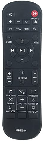 VINABTY Replace Infrared Remote Control Fit for JBL 9.1/5.1/3.1/2.1/2.0/JBL2GBAR51IMBLKAM SounBar