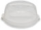 VIRSUS Contenitore Porta torta con coperchio 159, plastica infrangibile, diametro interno 30cm, portatorte 2 chiusure di sicurezza, per dolci e torte, Made in Italy (Panna)