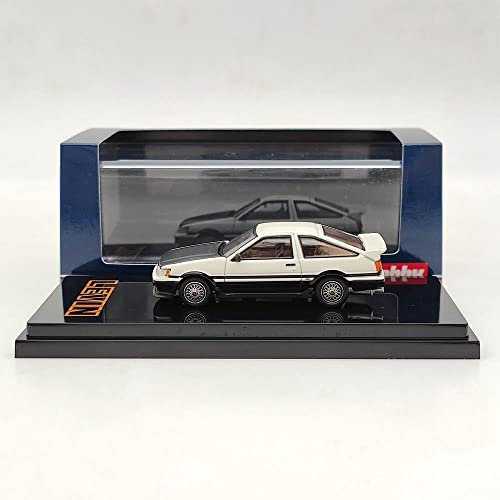 Hobby Japan 1:64 für Toyota Corolla Levin AE86 3-Türer Custom HJ641037CWK Druckguss Auto Miniatur Weiß Kollektion Geschenke