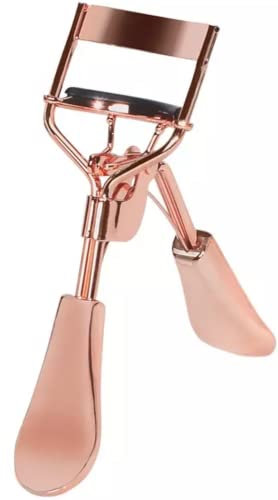 1x Wimpernzangen Rosegold Eyelash Curler Edelstahl einfacher Wimpernschwung mit 6 extra Silikon-Ersatzpads für alle Augenformen (1x Stück)