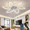 Wildcat Deckenventilator mit Beleuchtung, Modern LED Dimmbar Deckenleuchte mit Ventilator und Fernbedienung Leise, Kreativer 6 Lichter Design Deckenventilatoren mit Beleuchtung