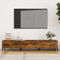 FIRBNUS TV-Schrank Räuchereiche 150x34,5x30 cm Holzwerkstoff Sideboard Holz Sideboard Industrial TV Lowboard Holz Industrial Möbel TV Cabinet TV Unterschrank TV Lowboard Holz Kommode Holz TV Kommode