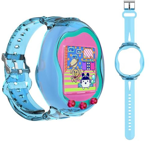 BeisDirect Silikon-Uhrenarmband für Tamagotchi Uni (2023) Haustier-Spielkonsole, Armband für virtuelle Haustiermaschine Tamagotchi Uni, TPU-Schutzhülle, Tamagotchi Uni, Uhrenarmband für Kinder,