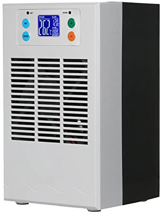 SIUKE termostato, 100W 30L Scaldabagno e refrigeratore per acquario piccolo Refrigeratore per acquario Raffreddatore per acquario elettronico a semiconduttore Display LCD Sistema di raffreddamento e r