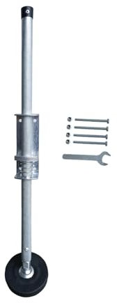Ladder Levelers Pair Extension Ladder Stabilizer Legs Aluminum Alloy No Slip Leveling Tool for Ground Level Working on Stairs, Length 60cm