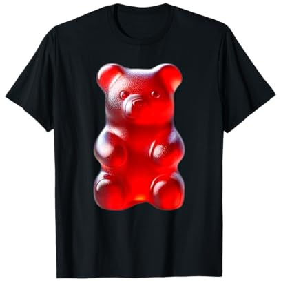 Roter Gummibärchen T-Shirt