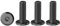 Drenky M4 Linsenkopfschrauben, Schwarze Schrauben mit Innensechskant 20 Stück Edelstahlschrauben Flachkopfschrauben Gewindeschrauben M4x20mm Schraube für Haushalt, Bauwesen, Maschinen, Kraftfahrzeuge