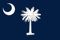 2 x Aufkleber Flagge South Carolina 8 x 5 cm Sticker Flagge Fahne