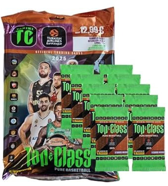 Panini Top Class Türkisch Airlines Euro League Basketball 2024-2025 / 1x Starterpack + 10x Booster