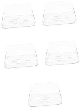 Operitacx 5pcs Wall Mounted Speaker Stand Floating Shelf for Monitors Cameras Routers No Drilling Required Design for Organized Home Dorm Spaces