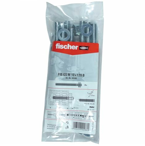 Fischer fis-gs M10 x 120B Set fis-gs Gewindestange M10 x 120B (8U)
